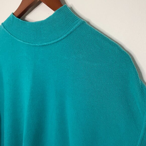 Vintage 80s BFA Classics 100% Cotton Short Sleeve Knit Sweatshirt 2X - Picture 8 of 11